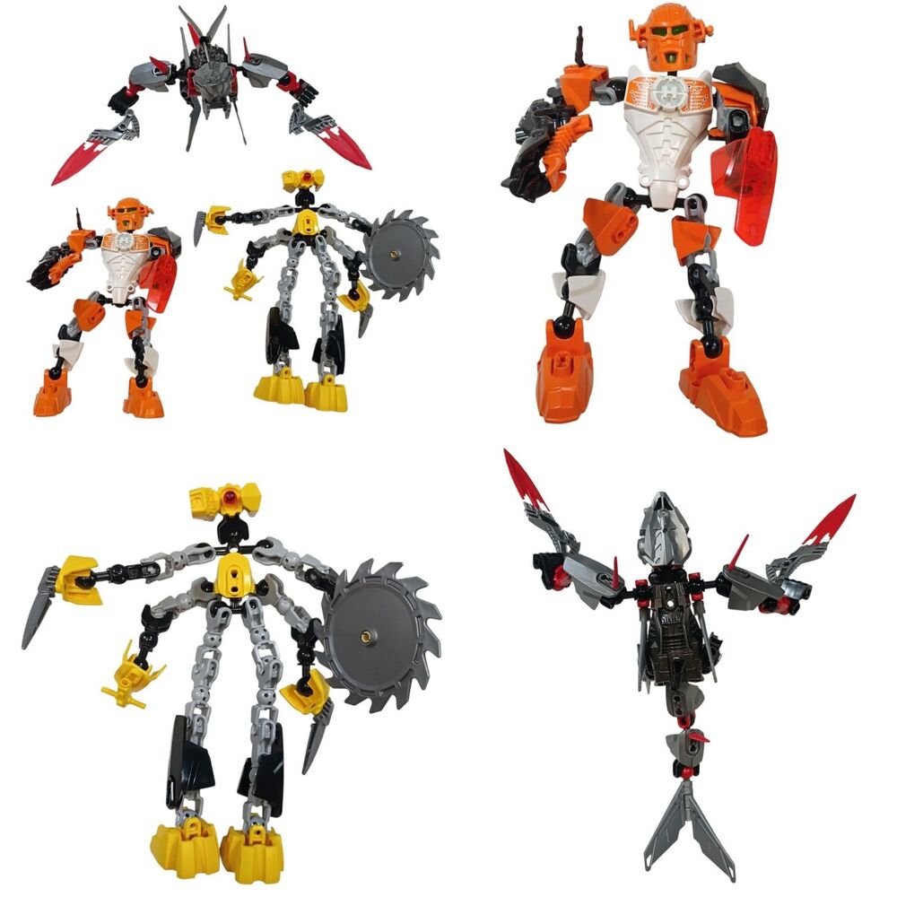 Lego Hero Factory 3 Sets Breakout 6216 Jawblade 6221 Nex 4.0 6229 XT4 Villain